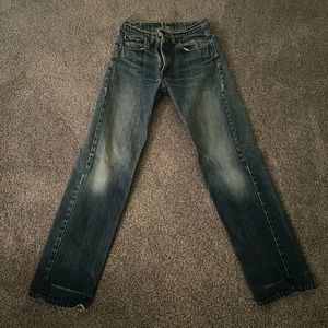 Levi Strauss & Co vintage blue jeans 505 W 31 and L 32